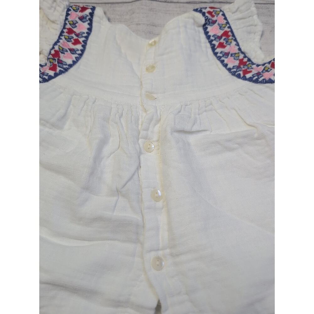 4 Roberta Roller Rabbit Embroidered Top - Picture 4 of 6